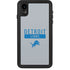 NFL Detroit Lions Grey Performance Series iPhone XR Waterproof Case