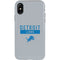 NFL Detroit Lions Grey Performance Series iPhone XS Pro Case