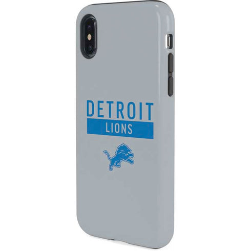 NFL Detroit Lions Grey Performance Series iPhone XS Pro Case