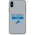 NFL Detroit Lions Grey Performance Series iPhone XS Skin