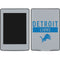 NFL Detroit Lions Grey Performance Series Amazon Kindle Skin