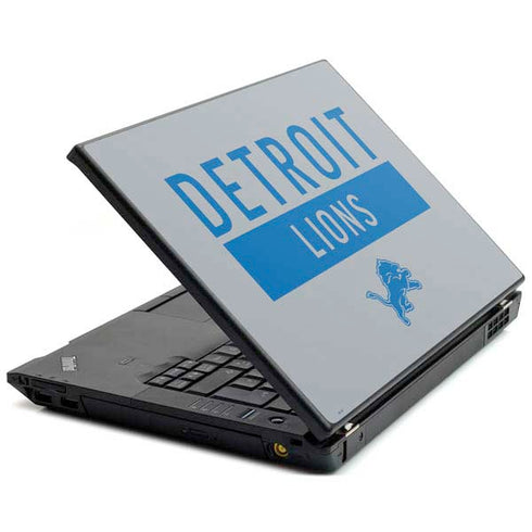 NFL Detroit Lions Grey Performance Series Lenovo T420 Skin