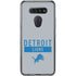 NFL Detroit Lions Grey Performance Series LG K51/Q51 Clear Case