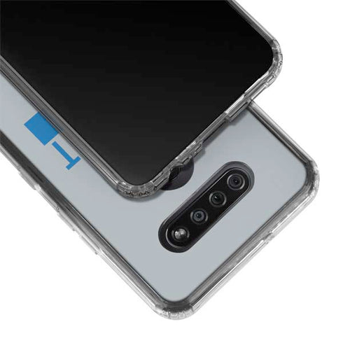 NFL Detroit Lions Grey Performance Series LG K51/Q51 Clear Case