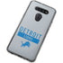 NFL Detroit Lions Grey Performance Series LG K51/Q51 Clear Case