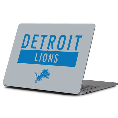 NFL Detroit Lions Grey Performance Series Apple MacBook Pro 13-inch Skin