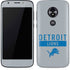 NFL Detroit Lions Grey Performance Series Moto E5 Play Skin