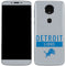 NFL Detroit Lions Grey Performance Series Moto E5 Plus Skin