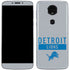 NFL Detroit Lions Grey Performance Series Moto E5 Plus Skin