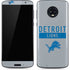 NFL Detroit Lions Grey Performance Series Moto G6 Skin