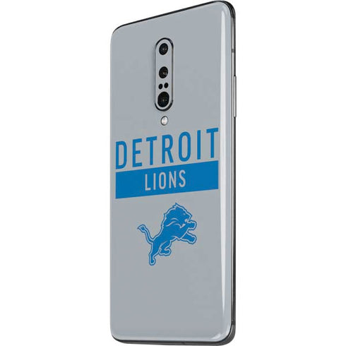 NFL Detroit Lions Grey Performance Series OnePlus 7 Pro Skin