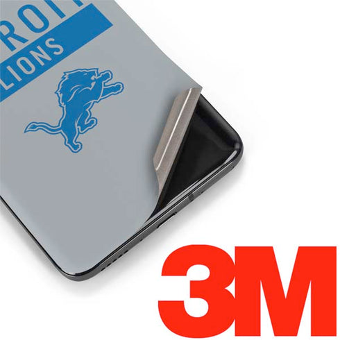 NFL Detroit Lions Grey Performance Series OnePlus 7 Pro Skin