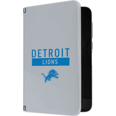 NFL Detroit Lions Grey Performance Series Surface Duo Skin