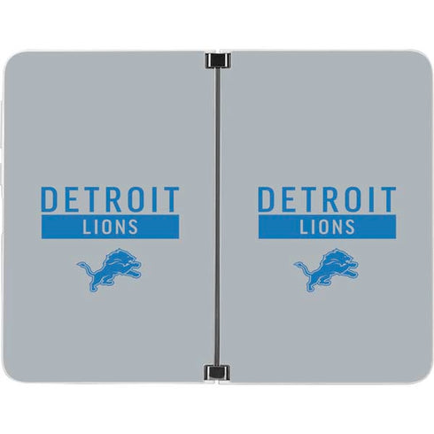 NFL Detroit Lions Grey Performance Series Surface Duo Skin