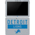 NFL Detroit Lions Grey Performance Series Surface Go Skin