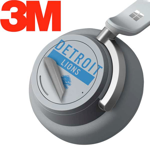 NFL Detroit Lions Grey Performance Series Surface Headphones Skin