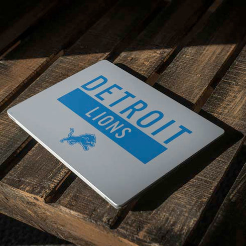 NFL Detroit Lions Grey Performance Series Surface Laptop 2 Skin