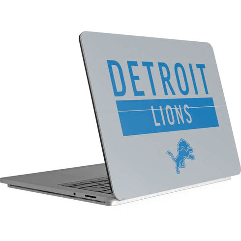 NFL Detroit Lions Grey Performance Series Surface Laptop Studio Skin