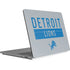NFL Detroit Lions Grey Performance Series Surface Laptop Studio Skin
