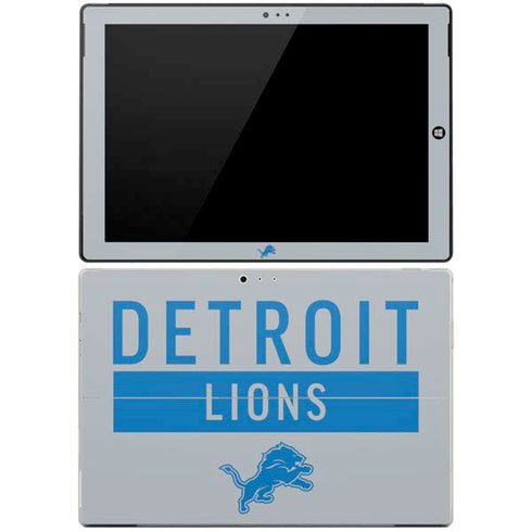 NFL Detroit Lions Grey Performance Series Surface Pro 3 Skin