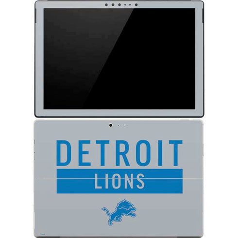 NFL Detroit Lions Grey Performance Series Surface Pro 4 Skin