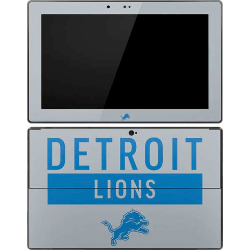 NFL Detroit Lions Grey Performance Series Surface Pro Tablet Skin