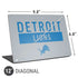NFL Detroit Lions Grey Performance Series Universal Laptop 12in (9.8 x 6.8in) Skin