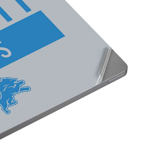 NFL Detroit Lions Grey Performance Series Universal Laptop 15in (12.2 x 8.8in) Skin