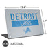 NFL Detroit Lions Grey Performance Series Universal Laptop 16.6in (13.4 x 9.7in) Skin