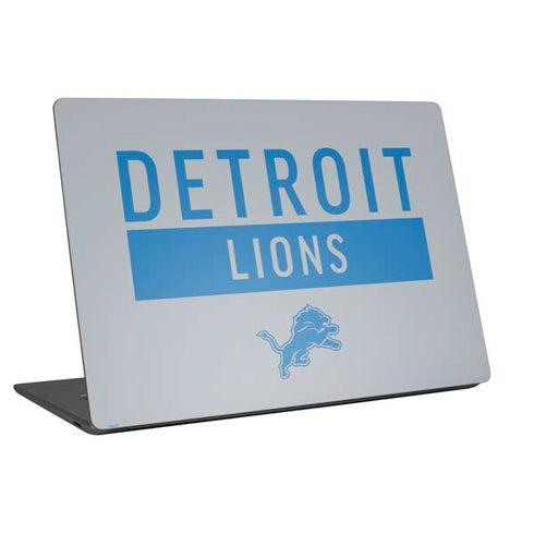 NFL Detroit Lions Grey Performance Series Universal Laptop 17in (13.8 x 10in) Skin