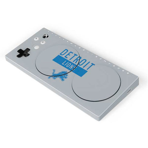 NFL Detroit Lions Grey Performance Series Xbox Adaptive Controller Skin