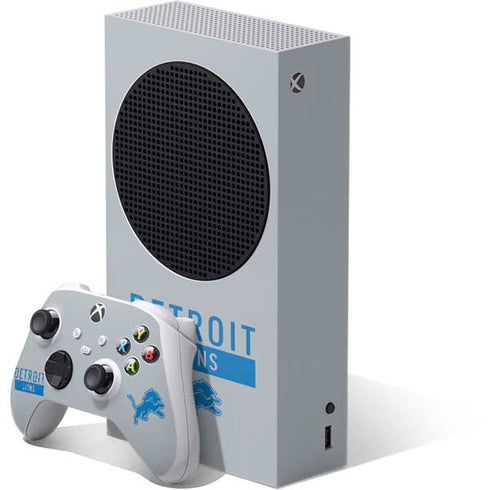 NFL Detroit Lions Grey Performance Series Xbox Series S Skins