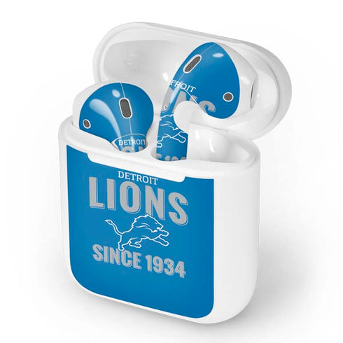 NFL Detroit Lions Helmet Apple AirPods Skin