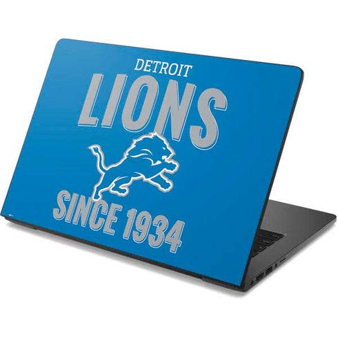 NFL Detroit Lions Helmet Dell Chromebook Skin