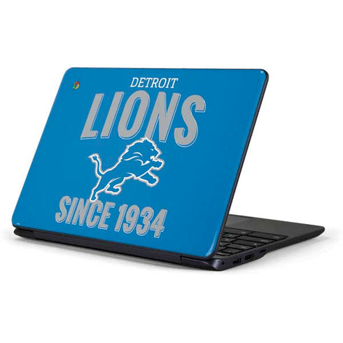 NFL Detroit Lions Helmet Samsung Chromebook Skin