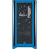 NFL Detroit Lions Helmet Corsair 4000D Tempered Glass Mid-Tower ATX Case Skin