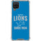 NFL Detroit Lions Helmet Galaxy A12 Clear Case
