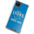 NFL Detroit Lions Helmet Galaxy A12 Clear Case