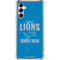 NFL Detroit Lions Helmet Galaxy A14 5G Clear Case