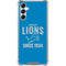 NFL Detroit Lions Helmet Galaxy A15 5G Clear Case