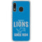 NFL Detroit Lions Helmet Galaxy A20 Clear Case