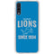 NFL Detroit Lions Helmet Galaxy A50 Clear Case