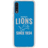 NFL Detroit Lions Helmet Galaxy A50 Clear Case