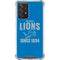 NFL Detroit Lions Helmet Galaxy A52 5G Clear Case