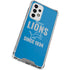 NFL Detroit Lions Helmet Galaxy A53 5G Clear Case