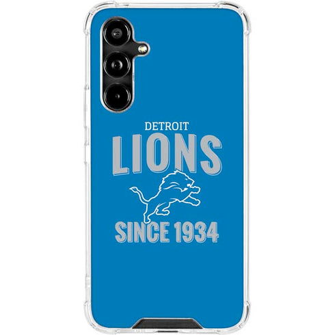 NFL Detroit Lions Helmet Galaxy A54 5G Clear Case
