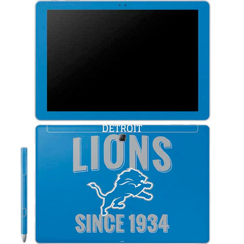 NFL Detroit Lions Helmet Galaxy Book 12in Skin