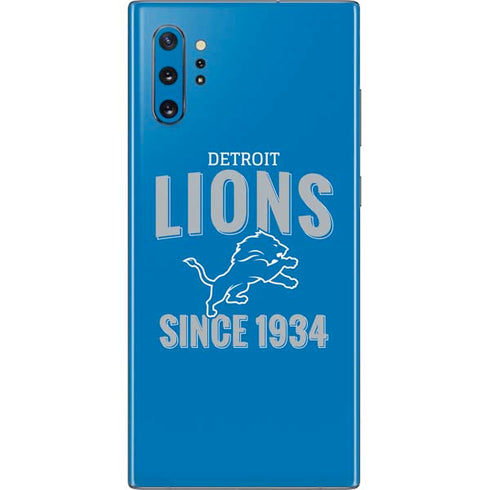 NFL Detroit Lions Helmet Galaxy Note 10 Plus Skin