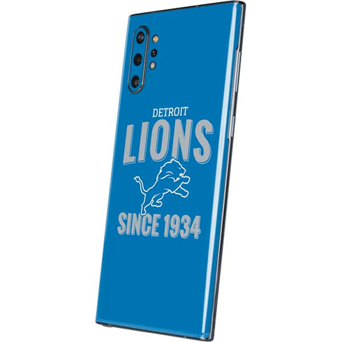 NFL Detroit Lions Helmet Galaxy Note 10 Plus Skin