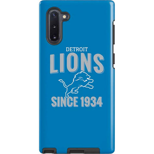 NFL Detroit Lions Helmet Galaxy Note 10 Pro Case